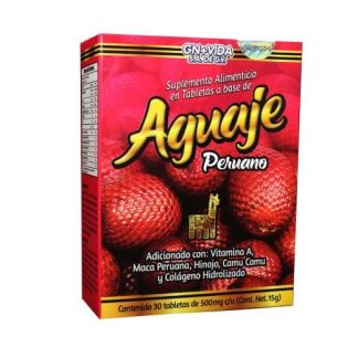 TBS. AGUAJE PERUANO C 30 ADICIONADO CON VIT A MACA PERUANA HINOJO GN+VIDA