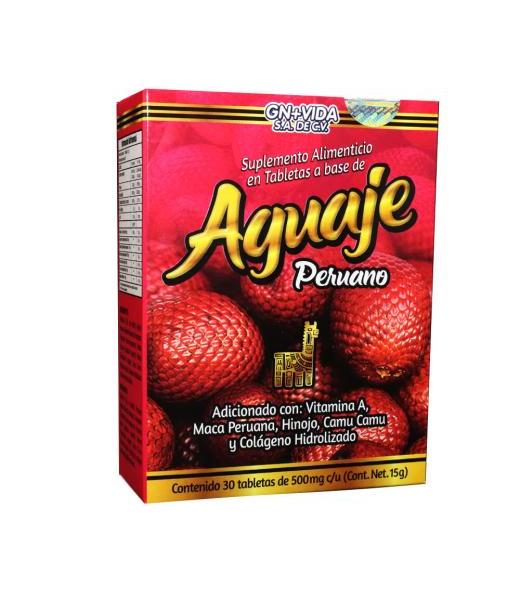 TBS. AGUAJE PERUANO C 30 ADICIONADO CON VIT A MACA PERUANA HINOJO GN+VIDA