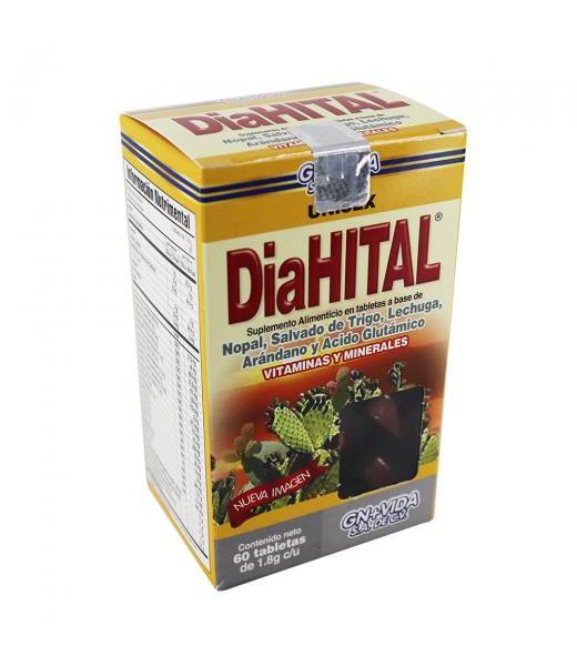 TBS. DIAHITAL C 60 C NOPALSALVADO DE TRIGOLECHUGAARANDANO Y ACIDO GN+VIDA