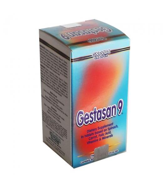 TBS. GESTASAN 9 C 60 C ESPINACAZANAHORIAACIDO FOLICOVIT Y MINERAL GN+VIDA