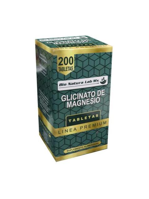 TBS. GLICINATO DE MAGNESIO C 200 GUMMA CORPORATION
