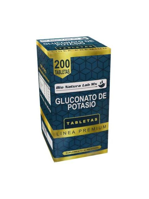 TBS. GLUCONATO DE POTASIO C 200 GUMMA CORPORATION