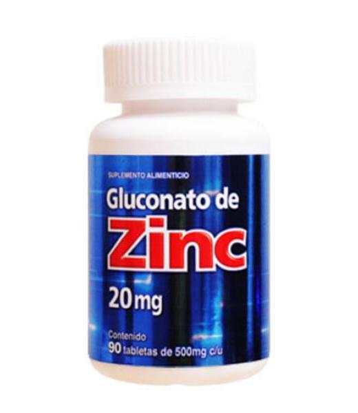 TBS. GLUCONATO ZINC C 90 ANTIOXIDANTEFORTALECE EL CABELLO PRONACEN