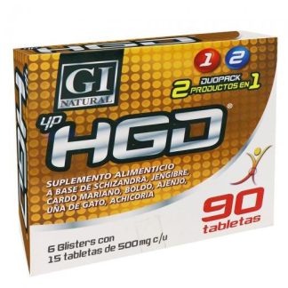 TBS. HGD C 90 6 BLISTERS C 15 TBS. C U 500MG SCHIZANDRAJENJIBRECA SOLO PARA DIABETICOS