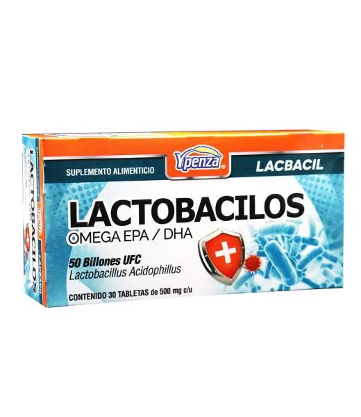 TBS. LACTOBACILOS ADULTO C 30 500 MG OMEGA EPA DHA 50 BILLONES UF SOLO PARA DIABETICOS