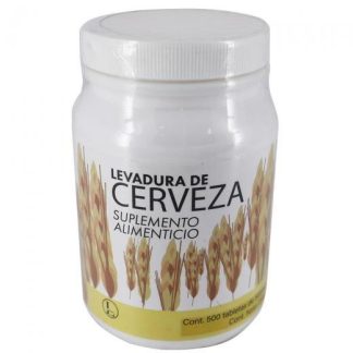 TBS. LEVADURA DE CERVEZA C 500 500MG SUPLEMENTO ALIMENTICIO DLORHMEX