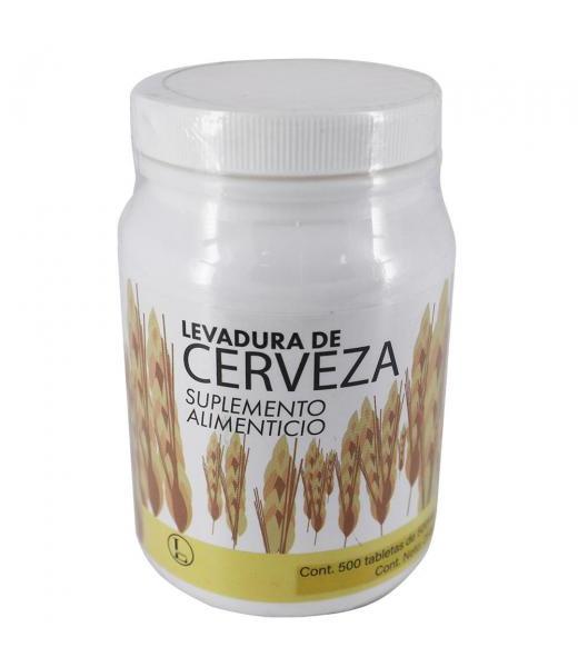 TBS. LEVADURA DE CERVEZA C 500 500MG SUPLEMENTO ALIMENTICIO DLORHMEX