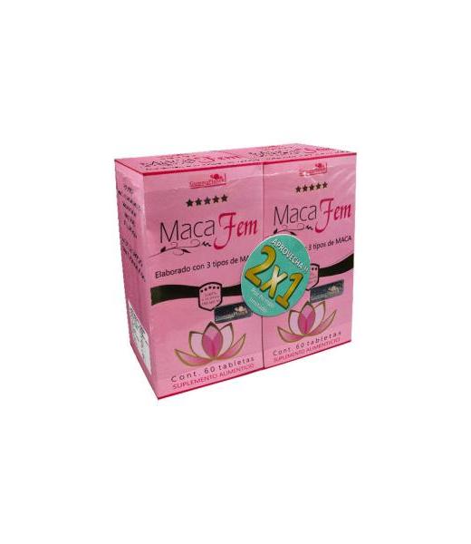 TBS. MACA FEM DUO C 60 OFERTA 2X1 GUMMA CORPORATION