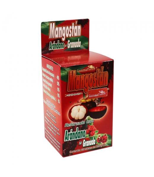 TBS. MANGOSTAN ROJO CON ARANDANO C 60 GUMMA CORPORATION