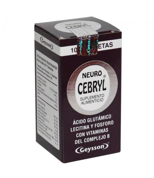 TBS. NEURO-CEBRYL C 100 ACIDO GLUTAMICOLECITINA Y FOSFORO GEYSSON