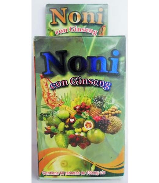 TBS. NONI CON GINSENG C 60 GUMMA CORPORATION