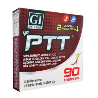 TBS. PTT C 90 6 BLISTERS C 15 TBS. C U GOLDEN SEALSAW PALMETOLICO SOLO PARA DIABETICOS