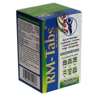 TBS. RM-TABS. C 90 RAIZ DE MATIRAQUECARDAMOMOCURCUMAGUAYACAN AMAR EMPACADORA YOATZIN