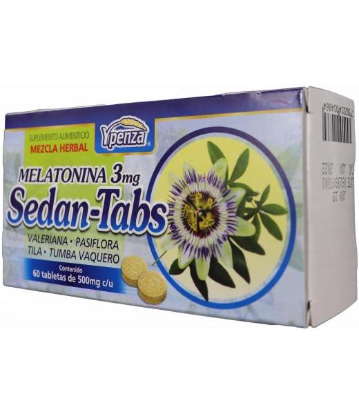 TBS. SEDAN MELATONINA 3 MG C 60 500 MG SOLO PARA DIABETICOS