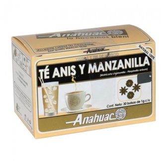 TE ANIS C MANZANILLA C 30 BOLSAS. ANAHUAC