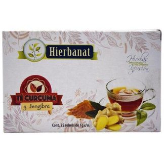 TE CURCUMA Y JENGIBRE 25 SOB HIERBANAT