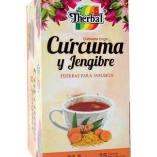 TE DE CURCUMA Y JENGIBRE 25 SOB THERBAL