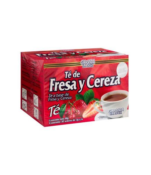 TE DE FRESA Y CEREZA C 30 SOB. 3G GN+VIDA