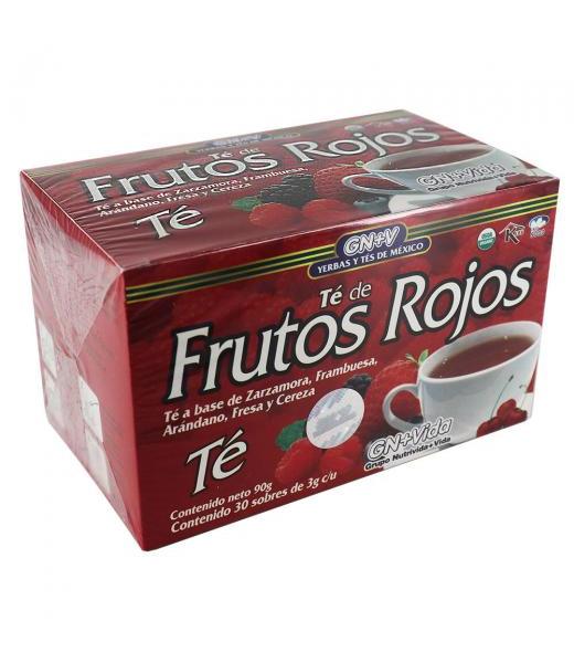 TE DE FRUTOS ROJOS C 30 SOB. 3G A BASE DE ZARZAMORAFRAMBUESAARAND GN+VIDA