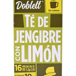 TE DE JENGIBRE Y LIMON 16 SOB 19.2 G DOBLETT