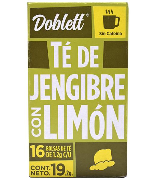 TE DE JENGIBRE Y LIMON 16 SOB 19.2 G DOBLETT