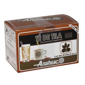 TE DE TILA C 30 BOLSAS. ANAHUAC