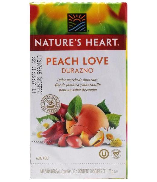 TE DURAZNO 20 SOB NATURES HEART