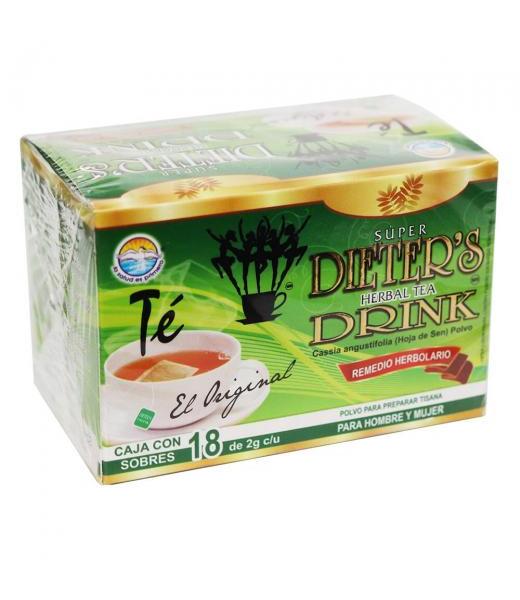 TE SUPER DIETERS HERBAL TEA DRINK C 18 SOBS. DE 2 GR MUNDO NATURAL