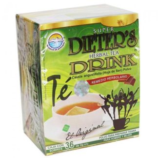 TE SUPER DIETERS HERBAL TEA DRINK C 36 SOBS. DE 2 GR MUNDO NATURAL