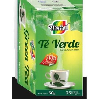 TE VERDE C 25 SOB. DE 2 GR ANTIOXIDANTE THERBAL