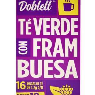 TE VERDE CON FRAMBUESA 16 SOB 19.2 G DOBLETT