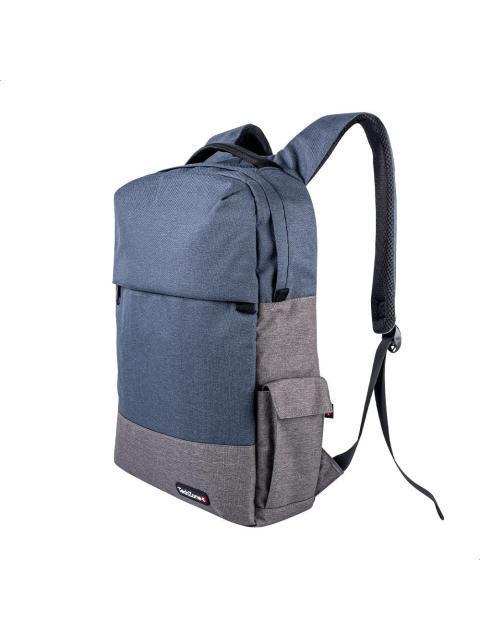 TECHZONE MOCHILA DE NYLON-POLIESTER TZ21LBP07 PARA LAPTOP 15.6 AZUL OSCURO-GRIS