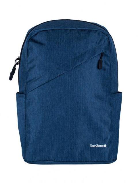 TECHZONE MOCHILA DE POLIESTER CLASSIC PARA LAPTOP 15.6 AZUL