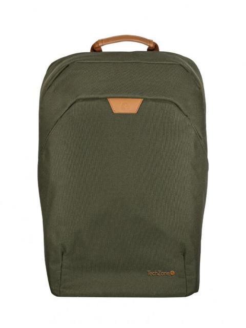 TECHZONE MOCHILA DE POLIETILENO RPET ECHO HERO PARA LAPTOP 15.6 VERDE