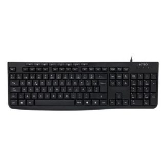TECLADO ACTECK INSPIRE PRIME TA222 ALAMBRICO USB NEGRO ESPANOL