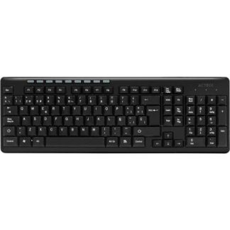 TECLADO ACTECK TM100 INALAMBRICO USB NEGRO (ESPANOL)