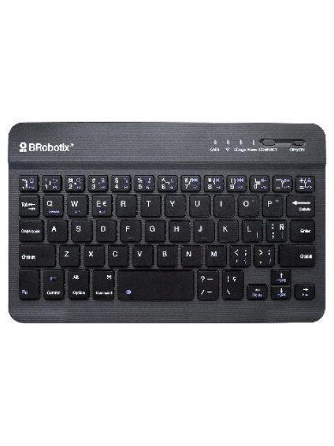 TECLADO BROBOTIX 6006436 INALAMBRICO BLUETOOTH NEGRO (ESPANOL)