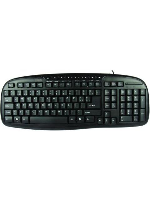 TECLADO EASY LINE 993384 ALAMBRICO USB NEGRO (ESPANOL)
