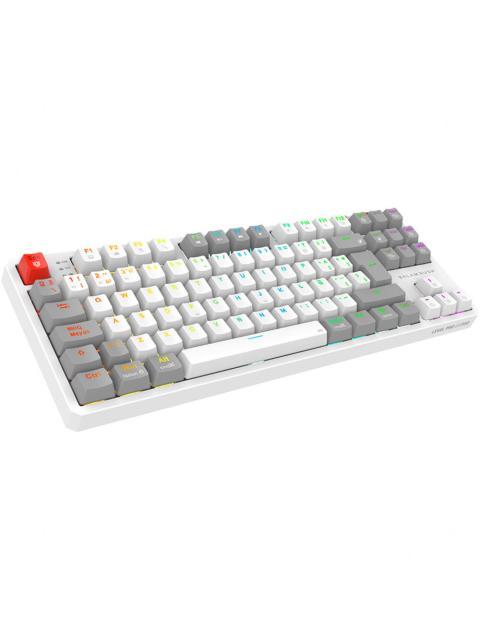 TECLADO GAMER BALAM RUSH LEVEL PRO GK990 LED RGB TKL TECLADO MECANICO OUTEMU RED INALAMBRICO RF INALAMBRICO-BLUETOOTH BLANCO ESPANOL - Image 4