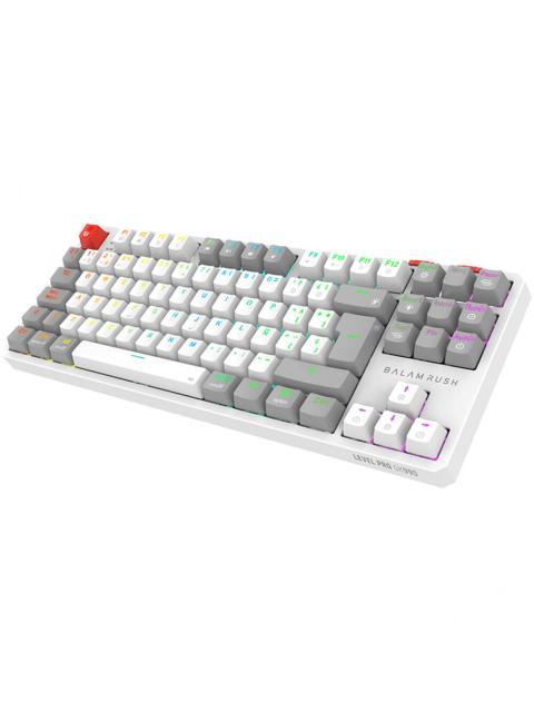 TECLADO GAMER BALAM RUSH LEVEL PRO GK990 LED RGB TKL TECLADO MECANICO OUTEMU RED INALAMBRICO RF INALAMBRICO-BLUETOOTH BLANCO ESPANOL - Image 5