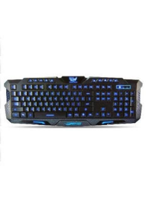 TECLADO GAMER BROBOTIX M200 RGB ALAMBRICO NEGRO (INGLES)