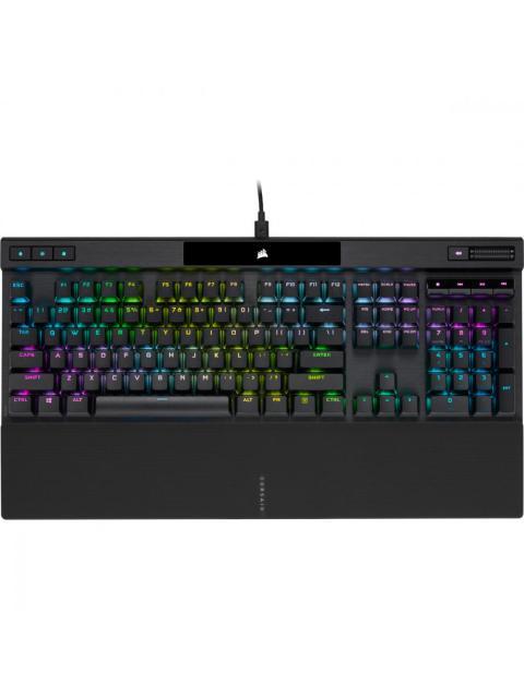 TECLADO GAMER CORSAIR K70 RGB PRO LED RGB TECLADO MECANICO CHERRY MX BROWN ALAMBRICO USB NEGRO INGLES