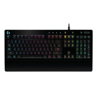 TECLADO GAMER LOGITECH G213 PRODIGY LED RGB ALAMBRICO NEGRO (INGLES)