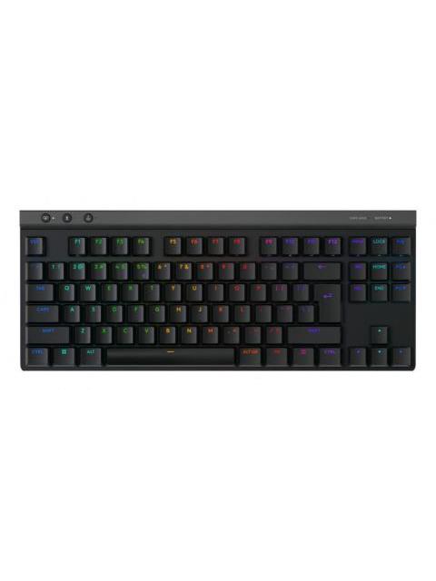 TECLADO GAMER LOGITECH G515 LIGHTSPEED TKL LED RGB TKL TECLADO MECANICO LOGITECH GL TACTILE INALAMBRICO RF INALAMBRICO-BLUETOOTH NEGRO INGLES