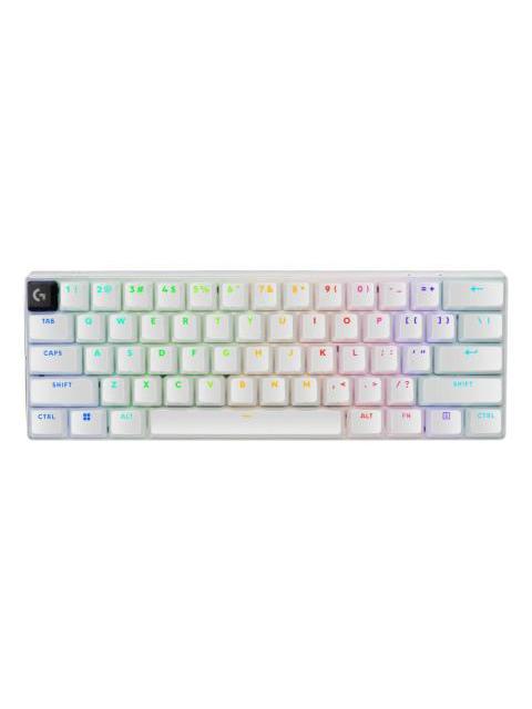 TECLADO GAMER LOGITECH PRO X 60 LED RGB 60% TECLADO MECANICO LOGITECH GX BROWN INALAMBRICO USB-RF INALAMBRICO-BLUETOOTH BLANCO INGLES