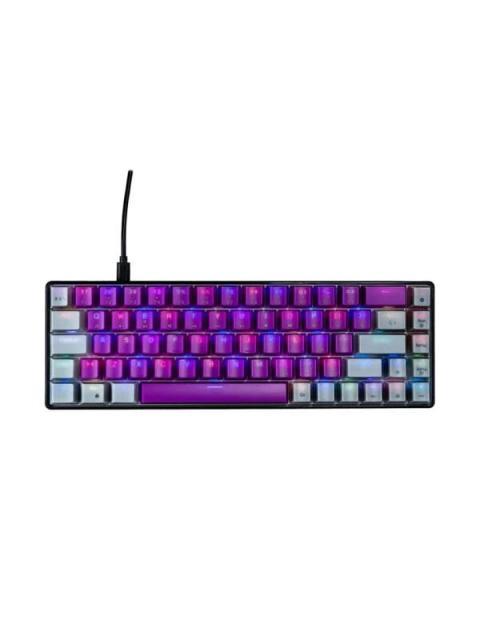 TECLADO GAMER NACEB NA-0963M LED RGB 60% TECLADO MECANICO OPTICO ALAMBRICO USB MULTICOLOR INGLES - Image 3
