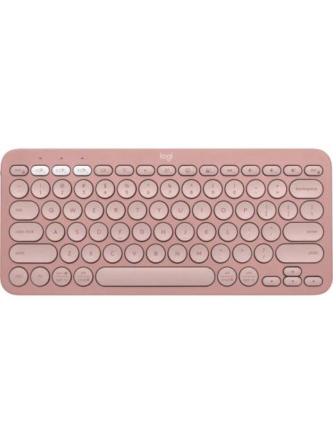 TECLADO LOGITECH PEBBLE KEYS 2 K380S INALAMBRICO BLUETOOTH ROSA (INGLES)