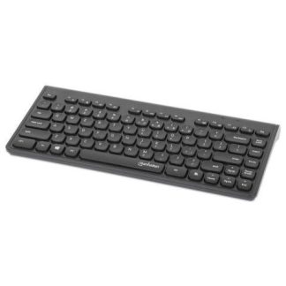 TECLADO MANHATTAN 180764 60% INALAMBRICO USB NEGRO INGLES
