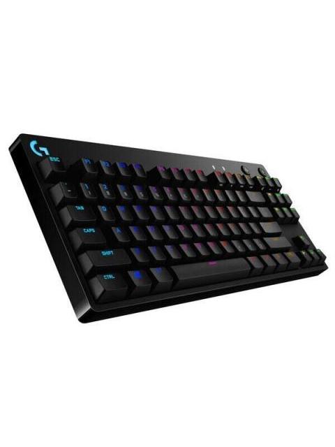 LOGITECH TECLADO GAMER G PRO RGB MECANICO SWITCH GX BLUE ALAMBRICO NEGRO (INGLES) - Image 3