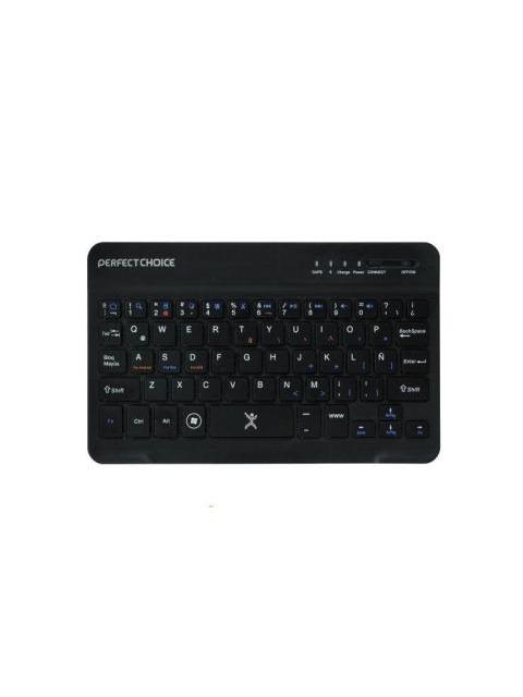 TECLADO PERFECT CHOICE MINI PC-200932 BLUETOOTH USB NEGRO (ESPANOL)